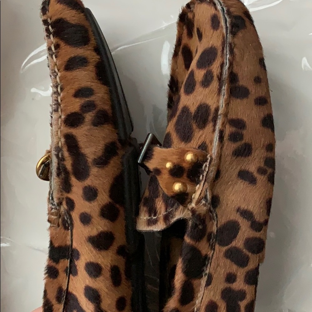 🧡🖤 Prada Moccasin Pony Hair Flats 🧡🖤 - Picture 11 of 13